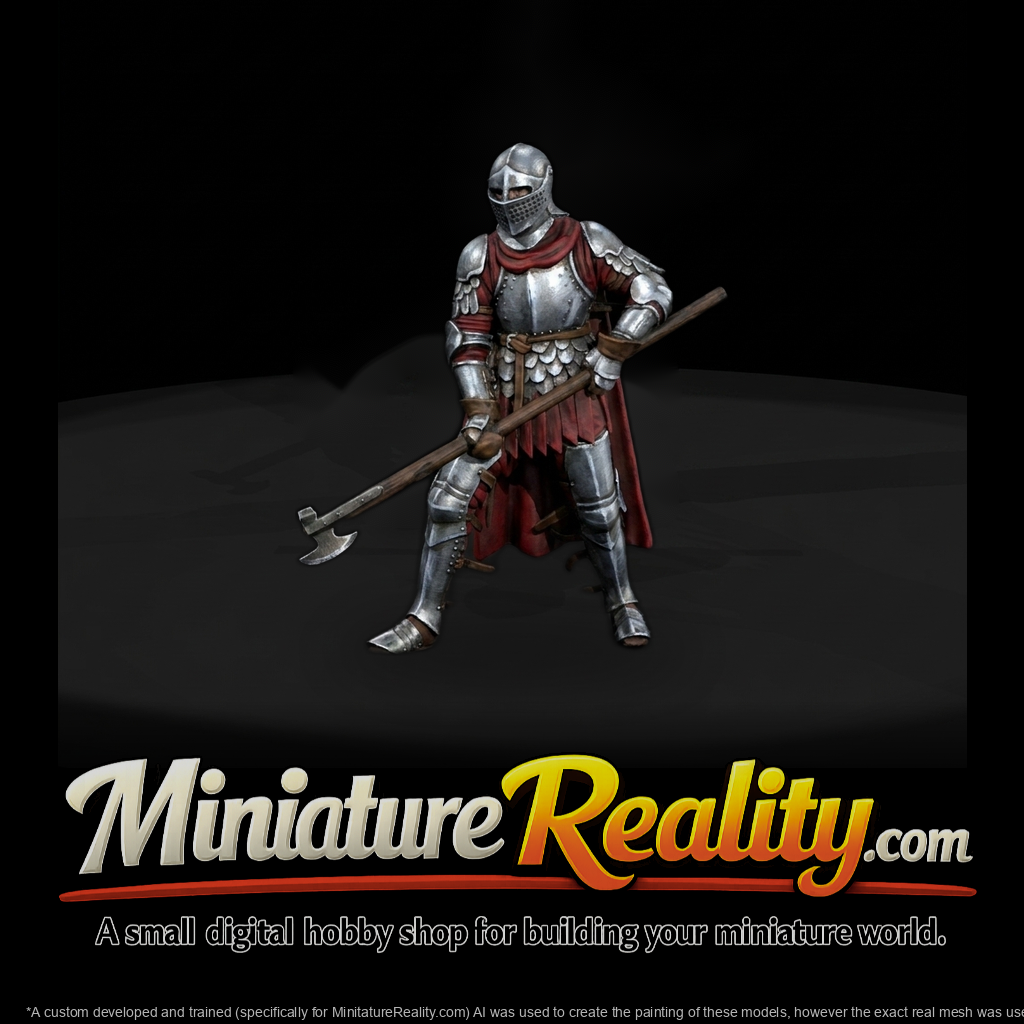 Medieval Full Plate Knight Figure & Layouts
