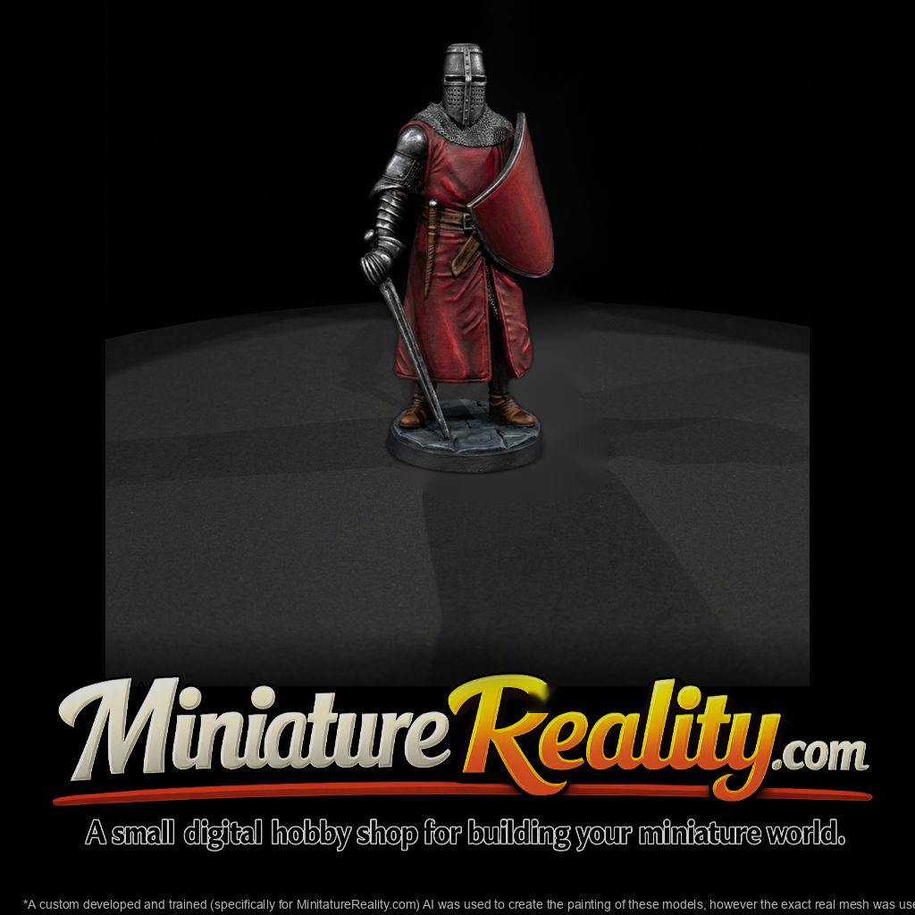 Medieval Knight Figure — Miniature