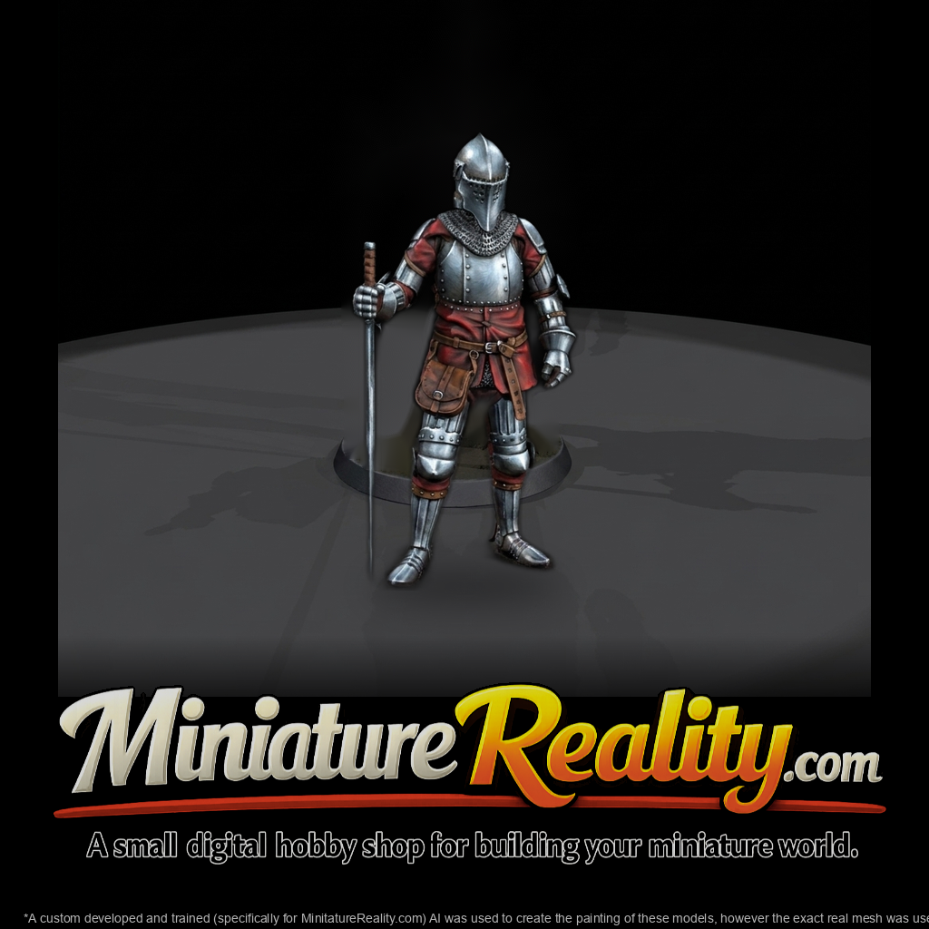 Medieval Knight — Figure for Dioramas & Layouts