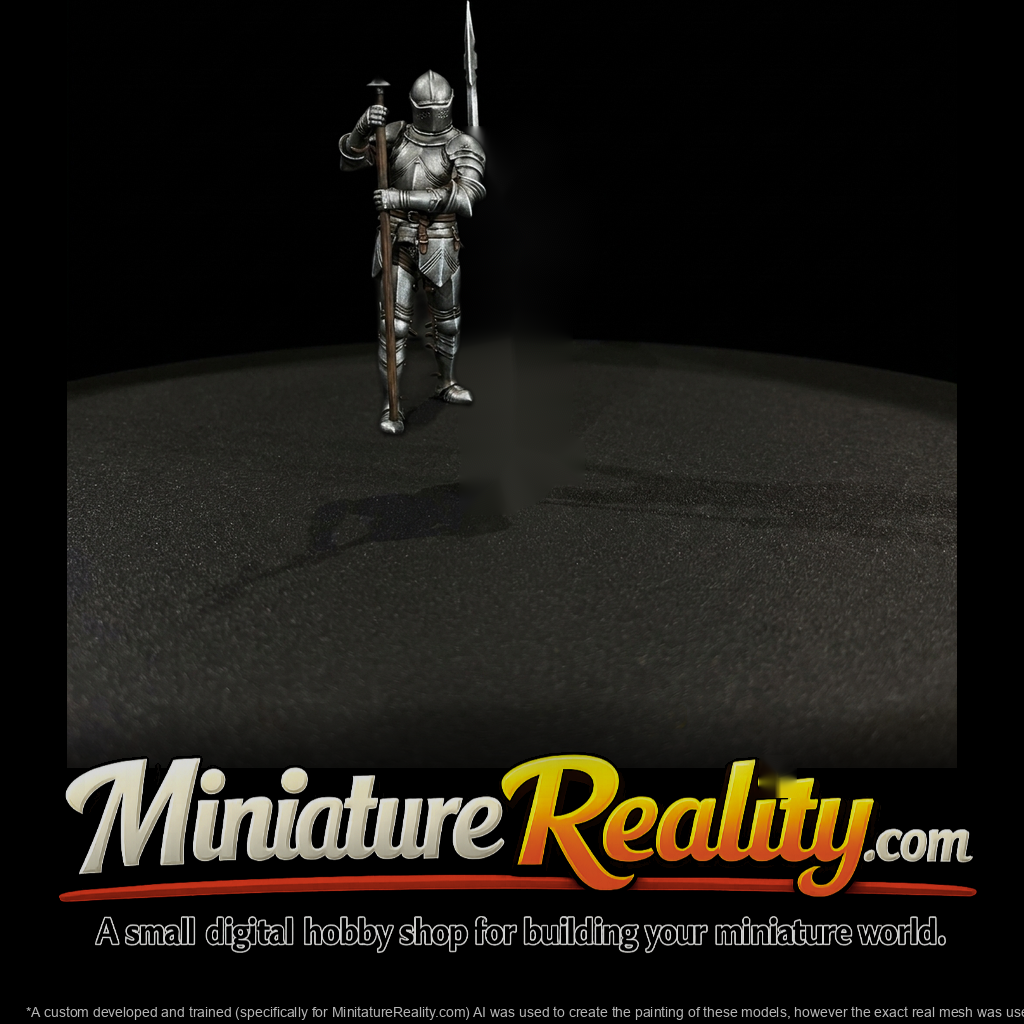 Medieval Knight with Polearm