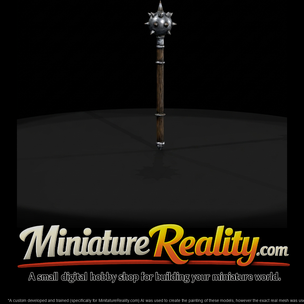 Medieval Spiked Mace prop tabletop and wargames