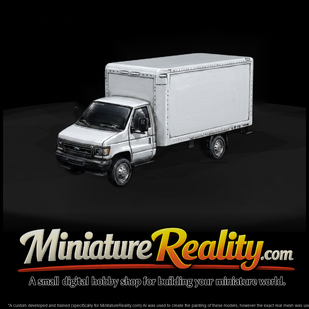 Medium Box Truck for Layouts and Dioramas