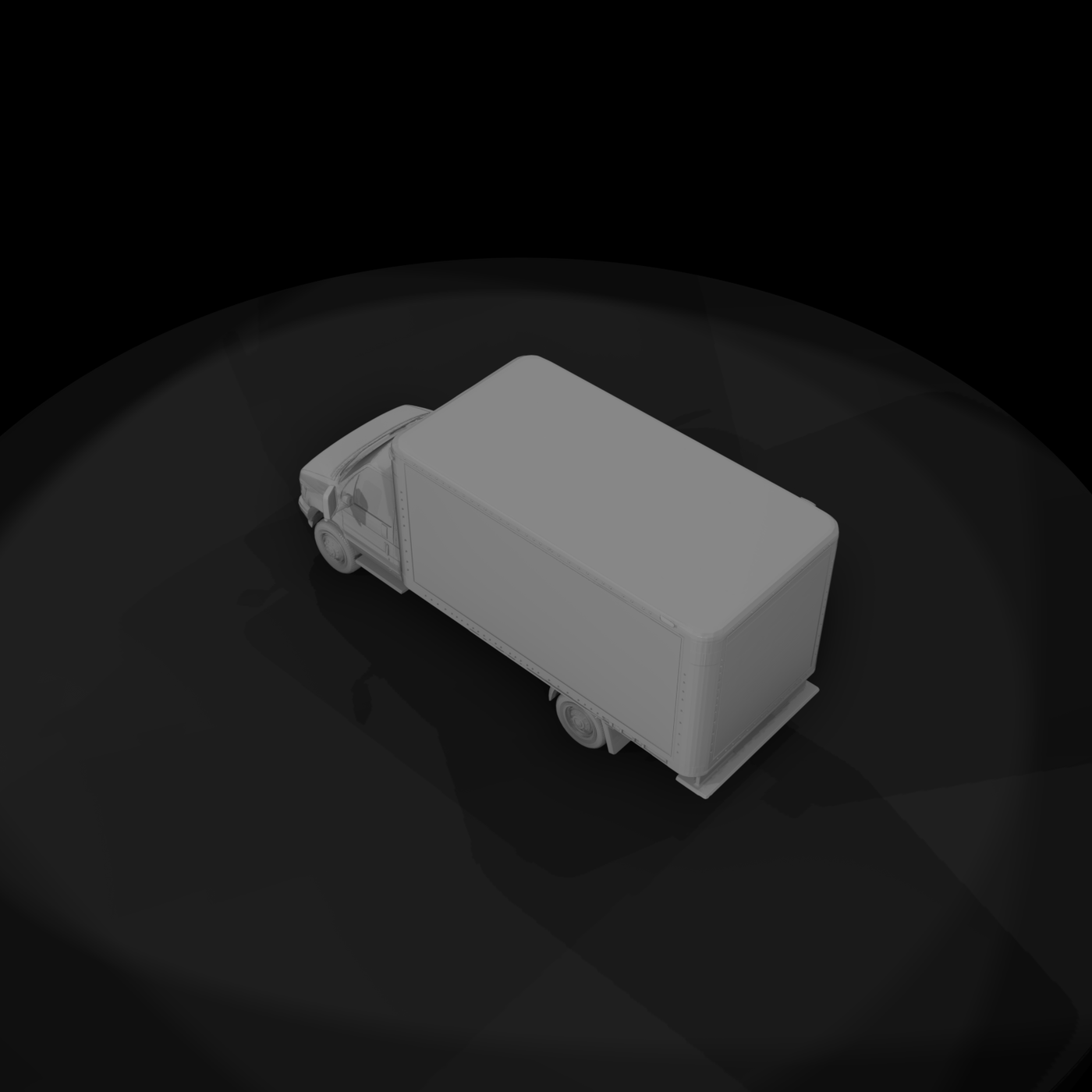 Medium Box Truck for Layouts and Dioramas