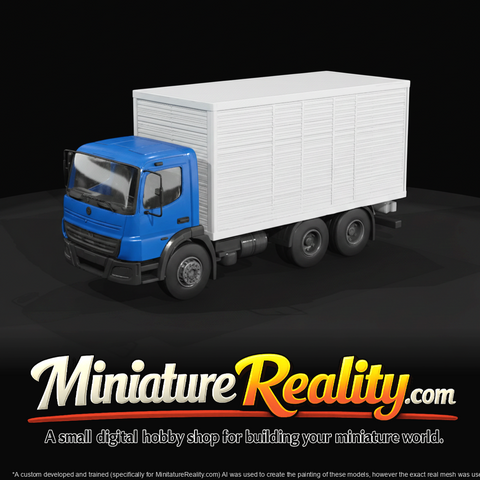 Mercedes-Benz Atron Box Truck 3axis - 2011 (2010s)