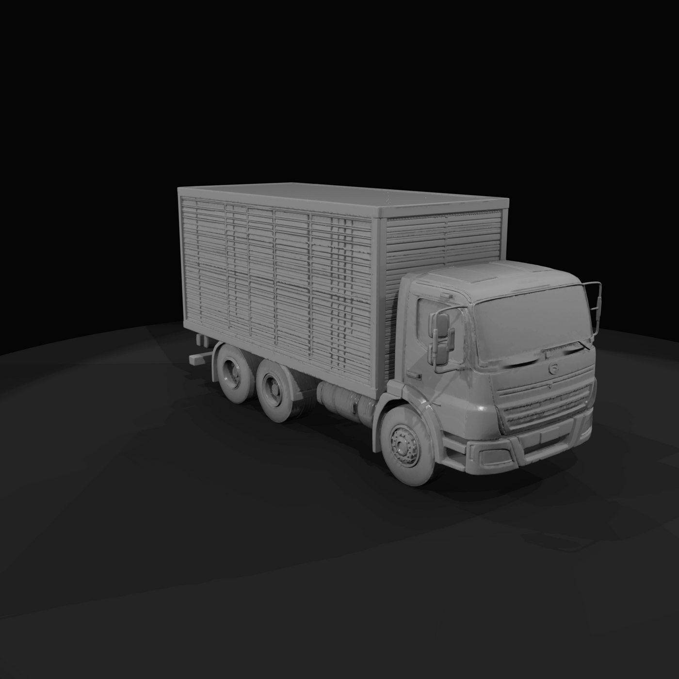 Mercedes-Benz Atron Box Truck 3axis - 2011 (2010s)