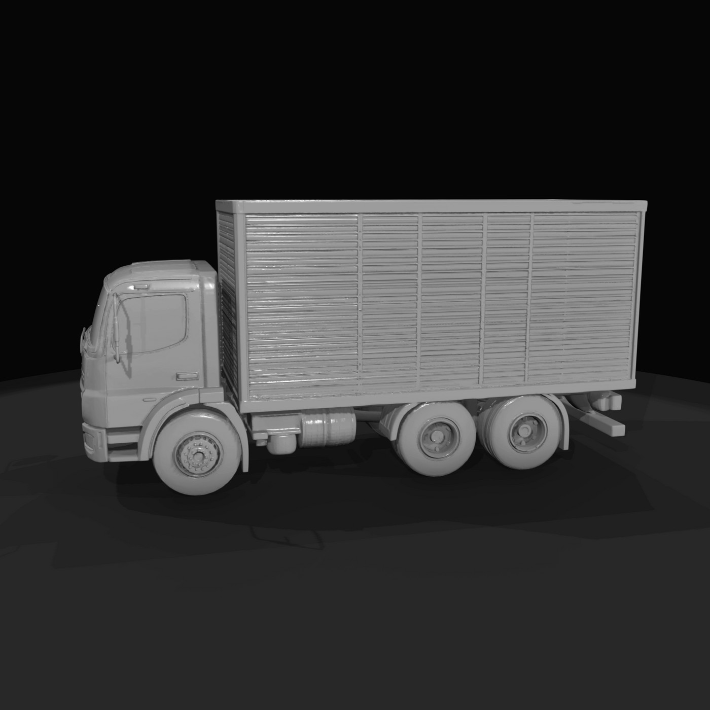Mercedes-Benz Atron Box Truck 3axis - 2011 (2010s)