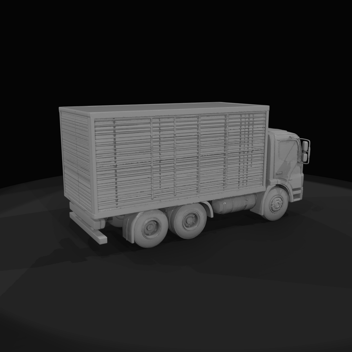 Mercedes-Benz Atron Box Truck 3axis - 2011 (2010s)