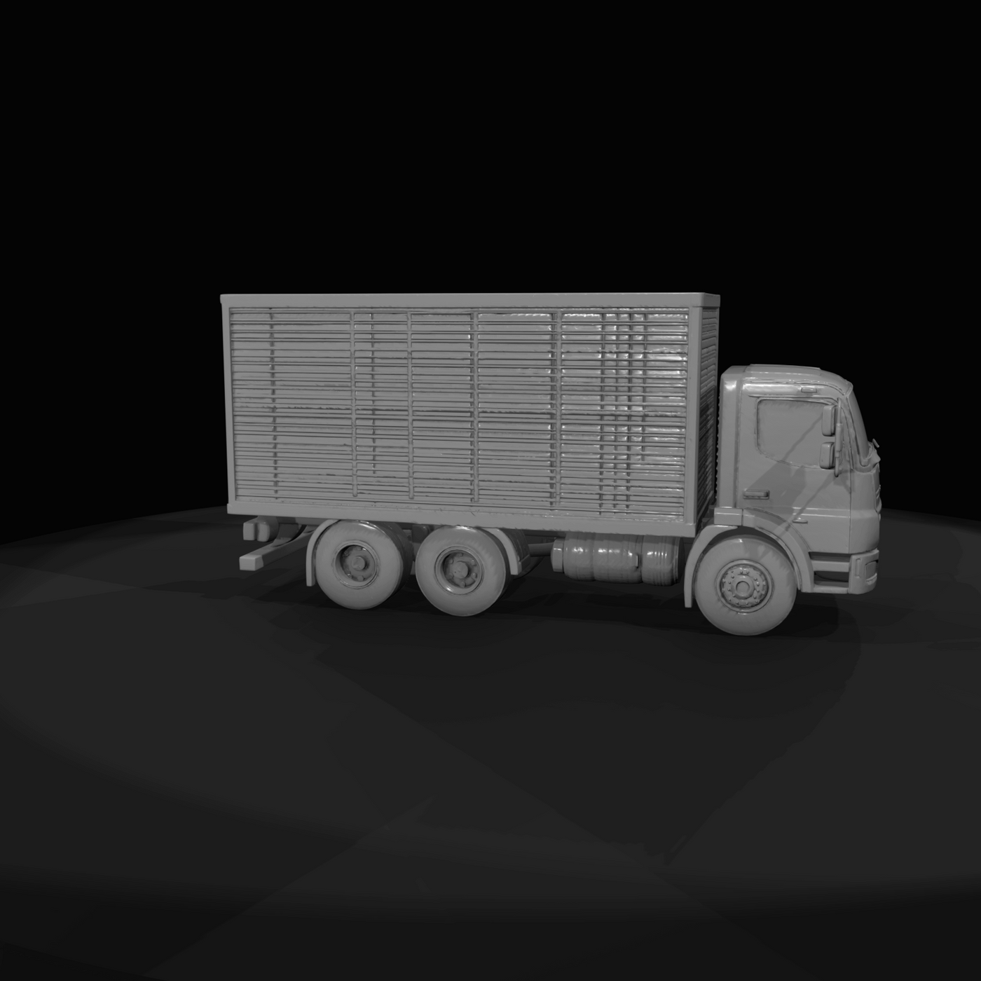 Mercedes-Benz Atron Box Truck 3axis - 2011 (2010s)