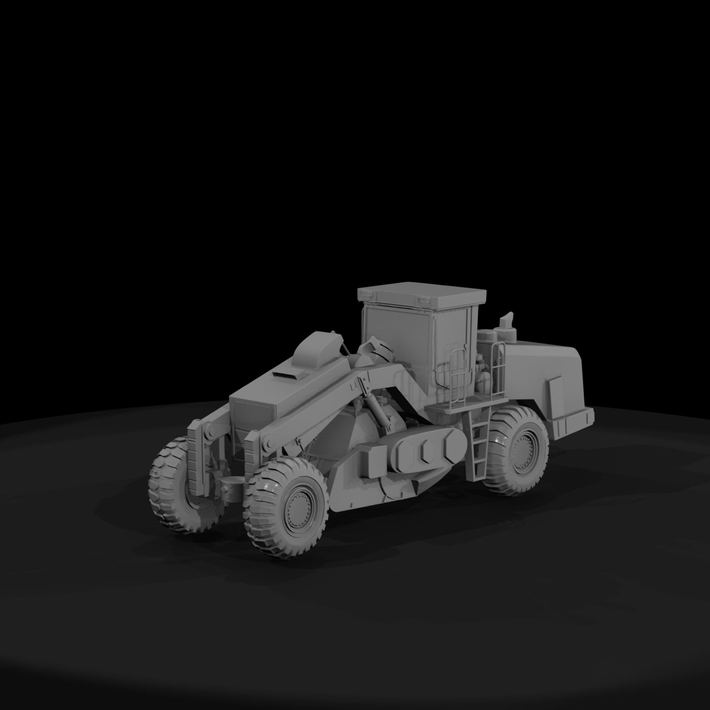 Motor Grader HO 1:87 - Construction Diorama Model