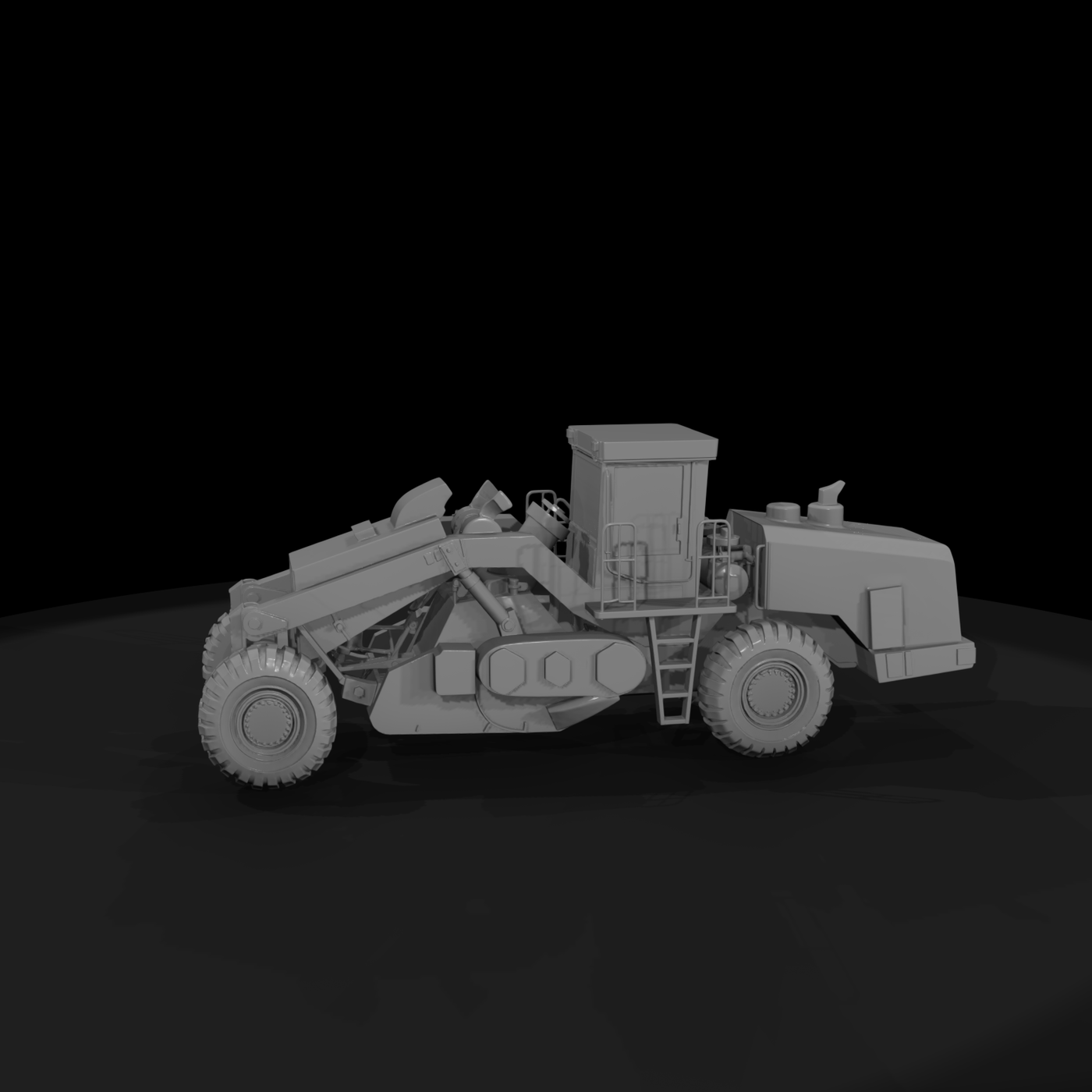 Motor Grader HO 1:87 - Construction Diorama Model