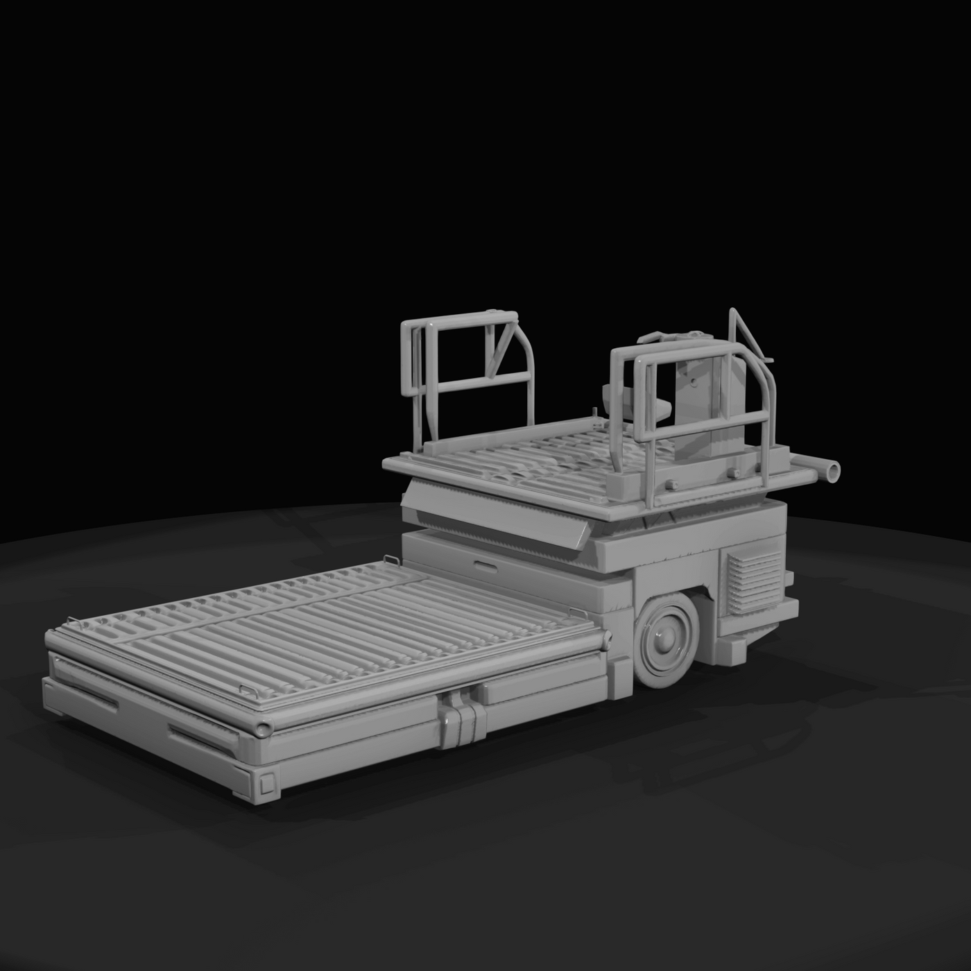 N airport container lift