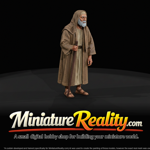Nativity Shepard man 3d m