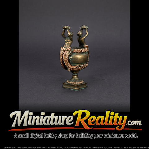 Neoclassical Caryatid Decorative Urn & Displays