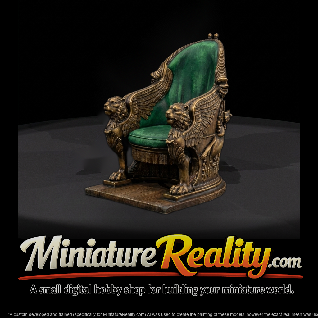 Neoclassical griffin armchair