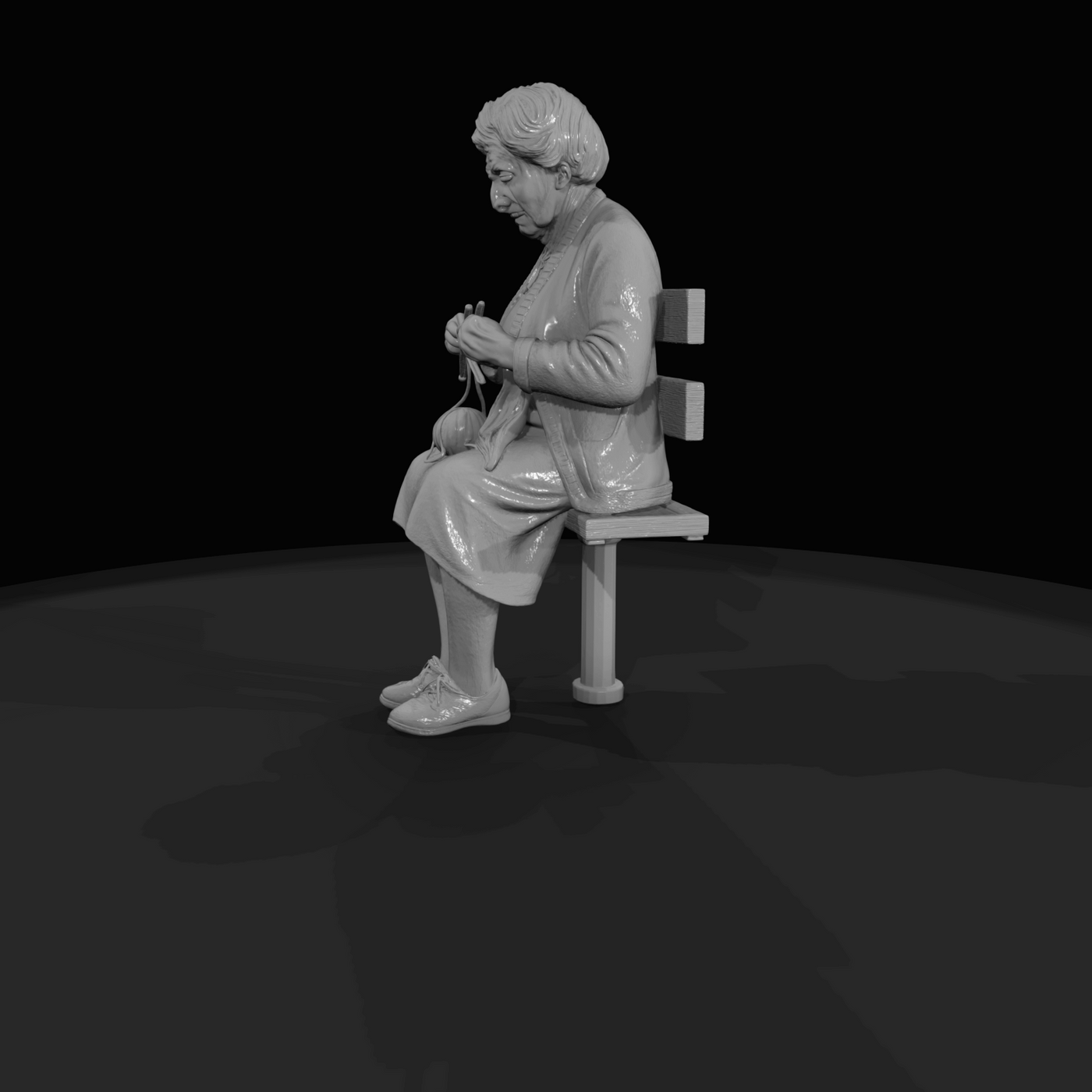 Older People IN The Park Woman (estimated)