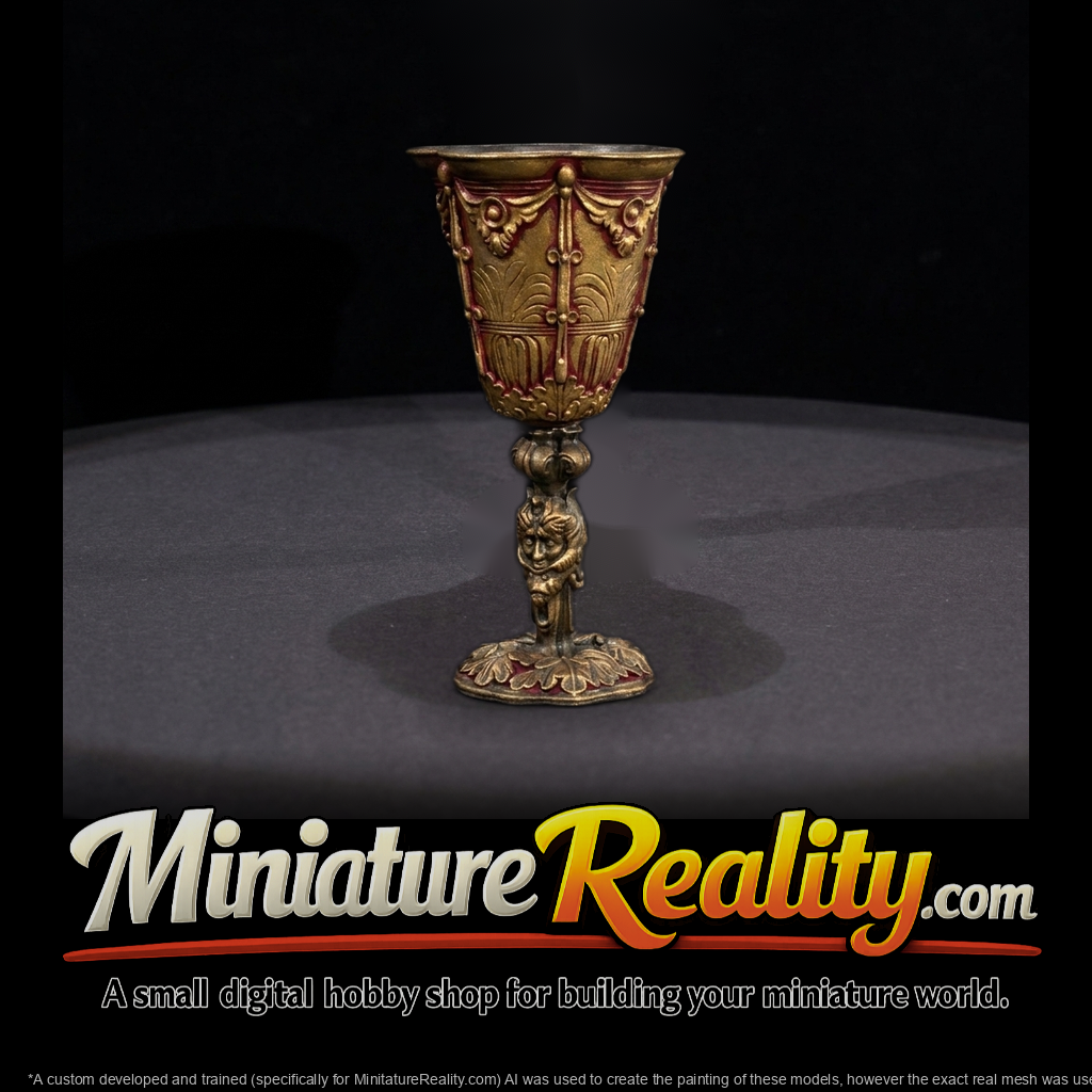 Ornate Baroque Goblet — Prop & Railway Layou