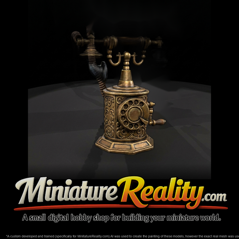 Ornate Candlestick Telephone — & Layout Prop