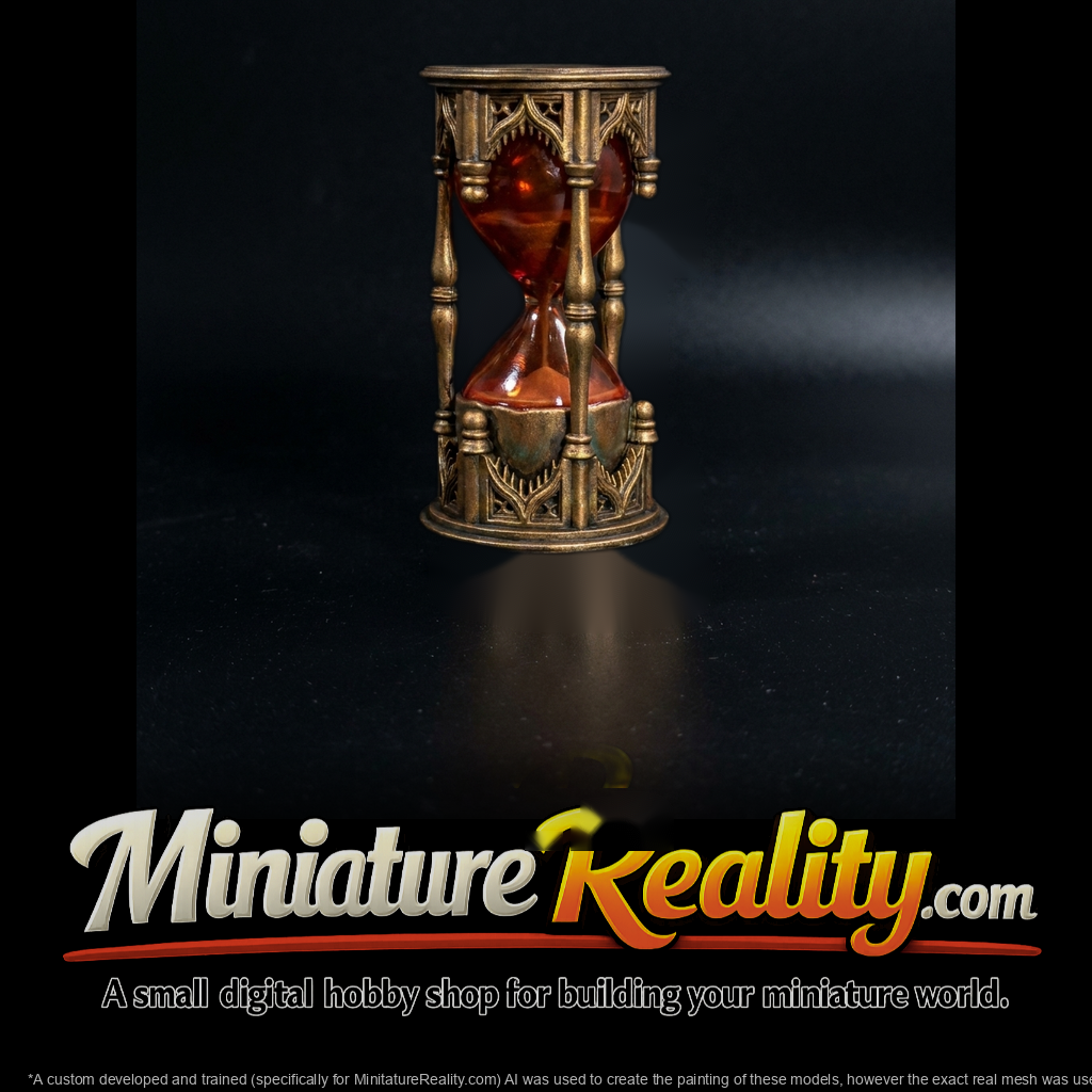 Ornate Gothic Hourglass