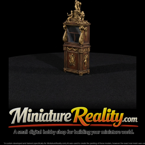 Ornate Neoclassical Display Cabinet