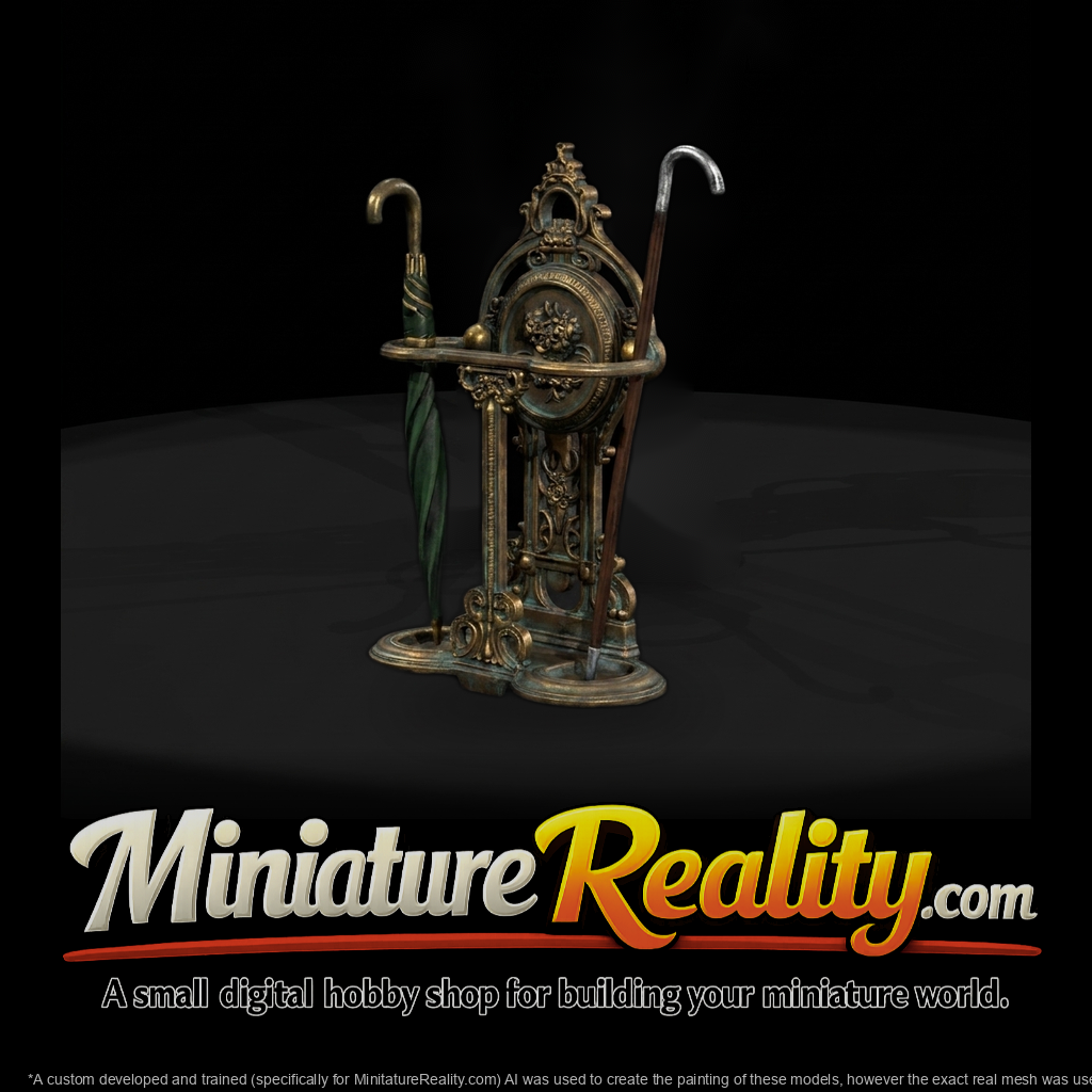 Ornate Victorian Umbrella Stand & Layouts
