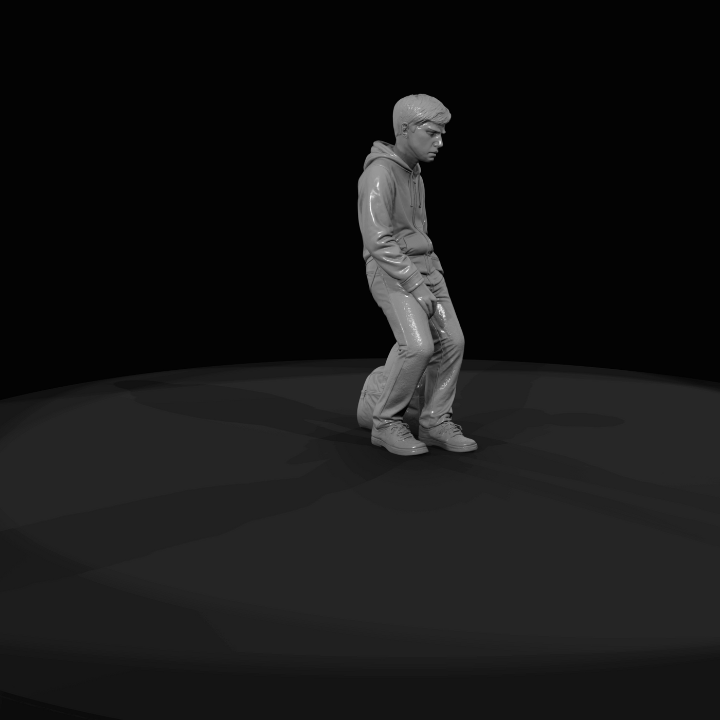 Passenger with Luggage Figure (2010s-2020s) — Modern Teen Boy