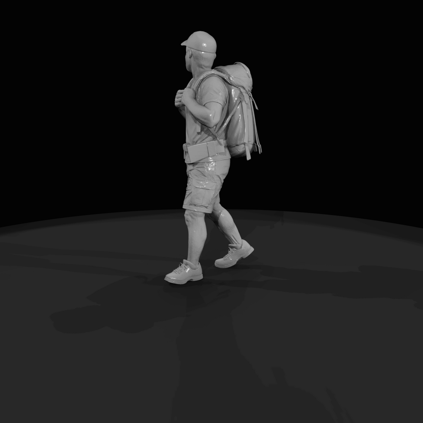 Passenger with Luggage Figure (2010s-2020s) — MODERN Tourist 2