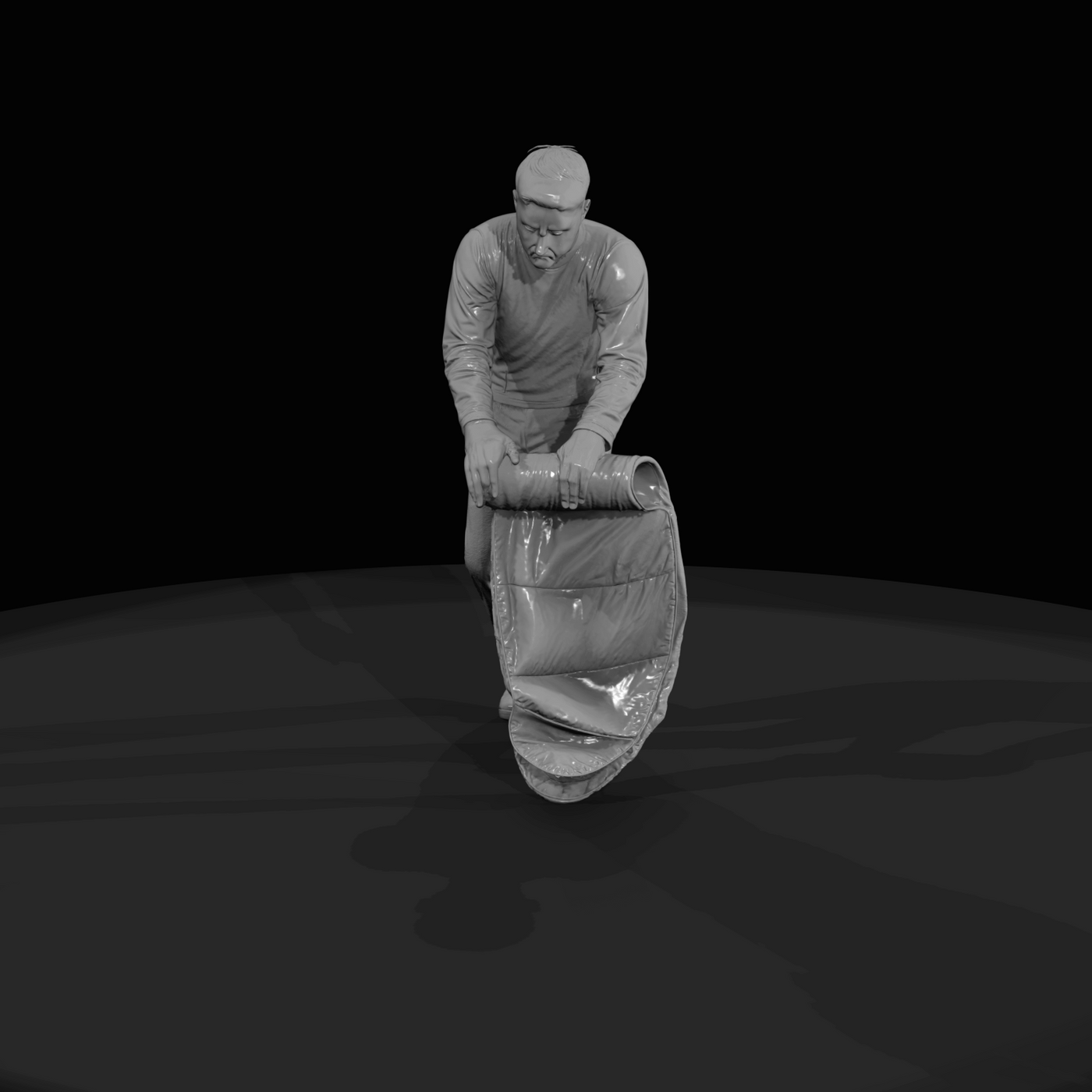 Person in Sleeping Bag Figure (2000s-2020s) — Camper