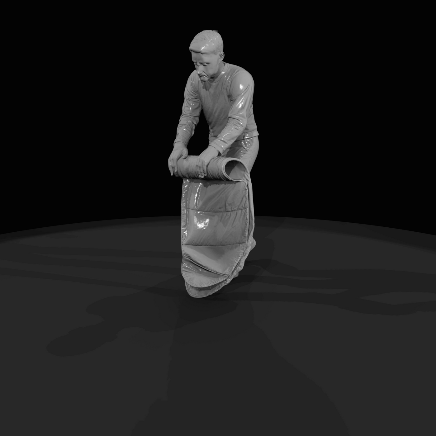 Person in Sleeping Bag Figure (2000s-2020s) — Camper