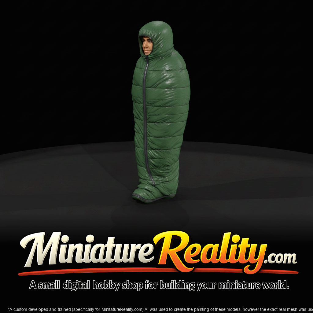 Person in Sleeping Bag Figure (2000s-2020s) — Camper