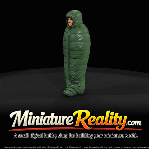 PEOPLE IN SLEEPING BAGS Camper