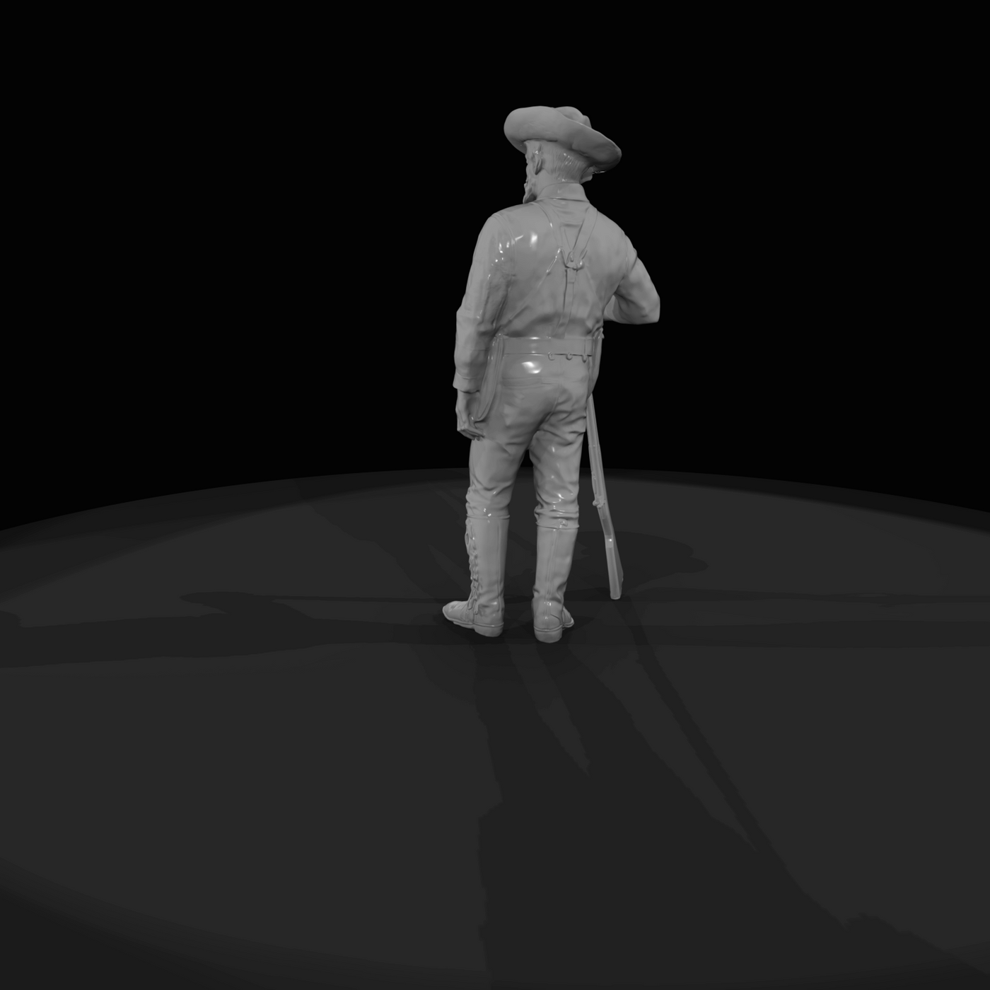 Period Cowboys Cowboy With Rifl (estimated)