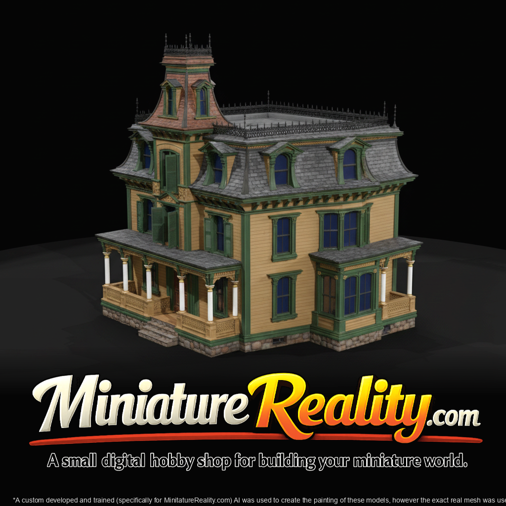 Painted Victorian Homes From - 1886 (estimated)