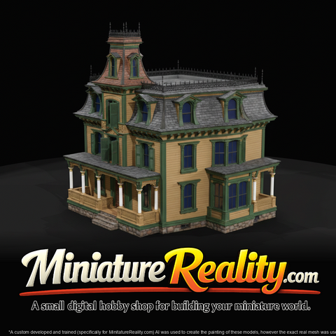 Painted Victorian Homes From - 1886 (estimated)