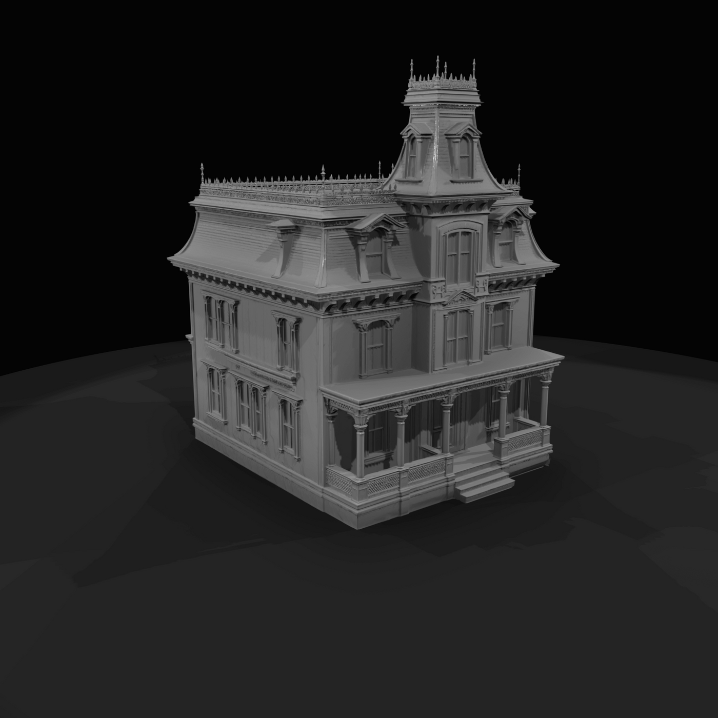 Painted Victorian Homes From - 1886 (estimated)