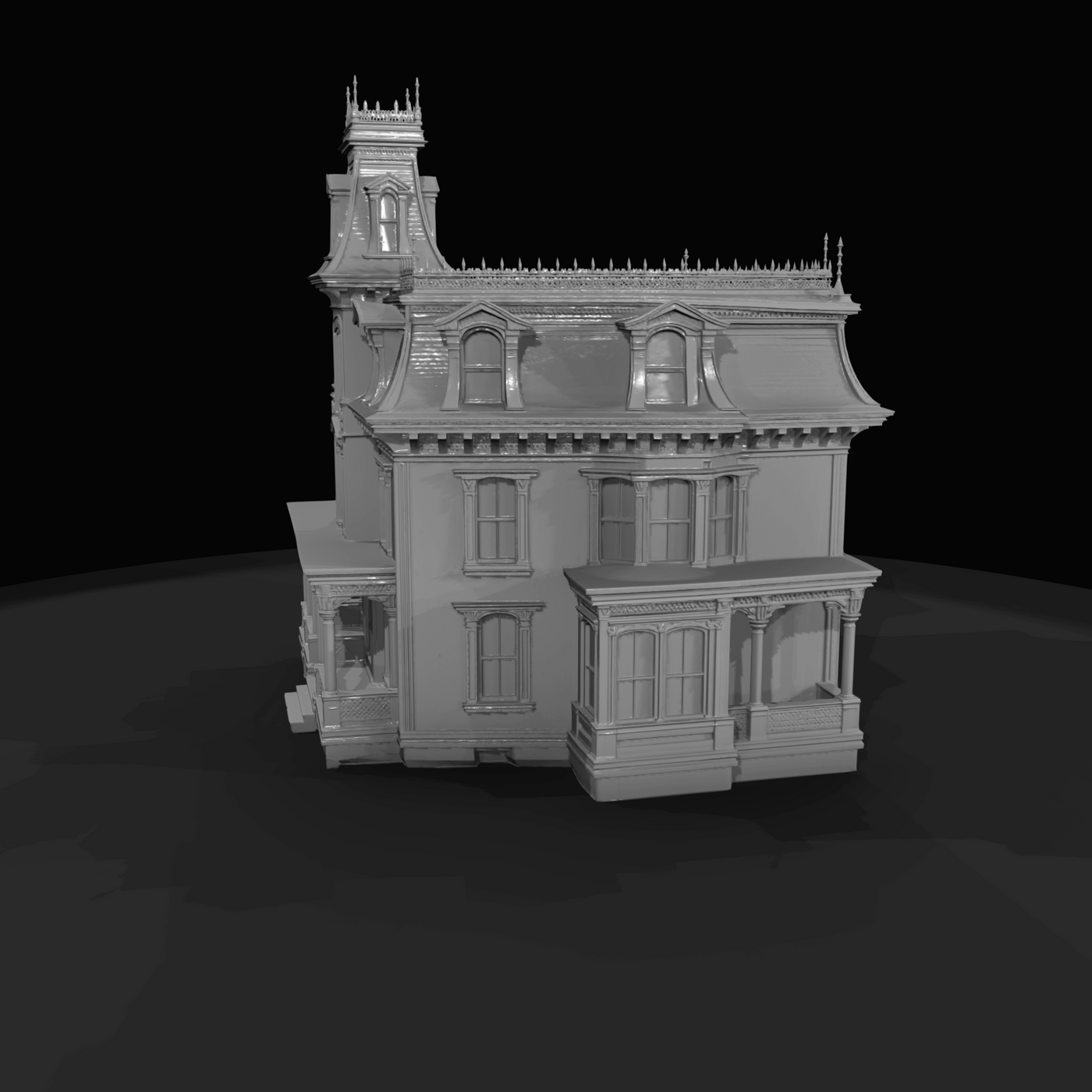 Painted Victorian Homes From - 1886 (estimated)