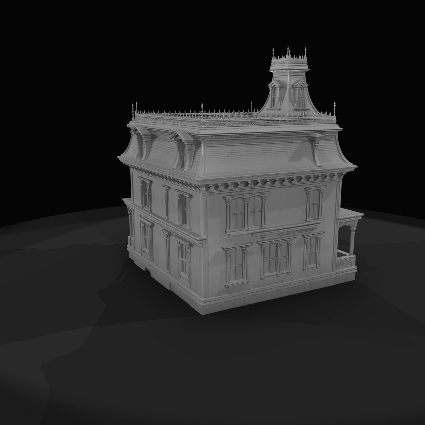 Painted Victorian Homes From - 1886 (estimated)