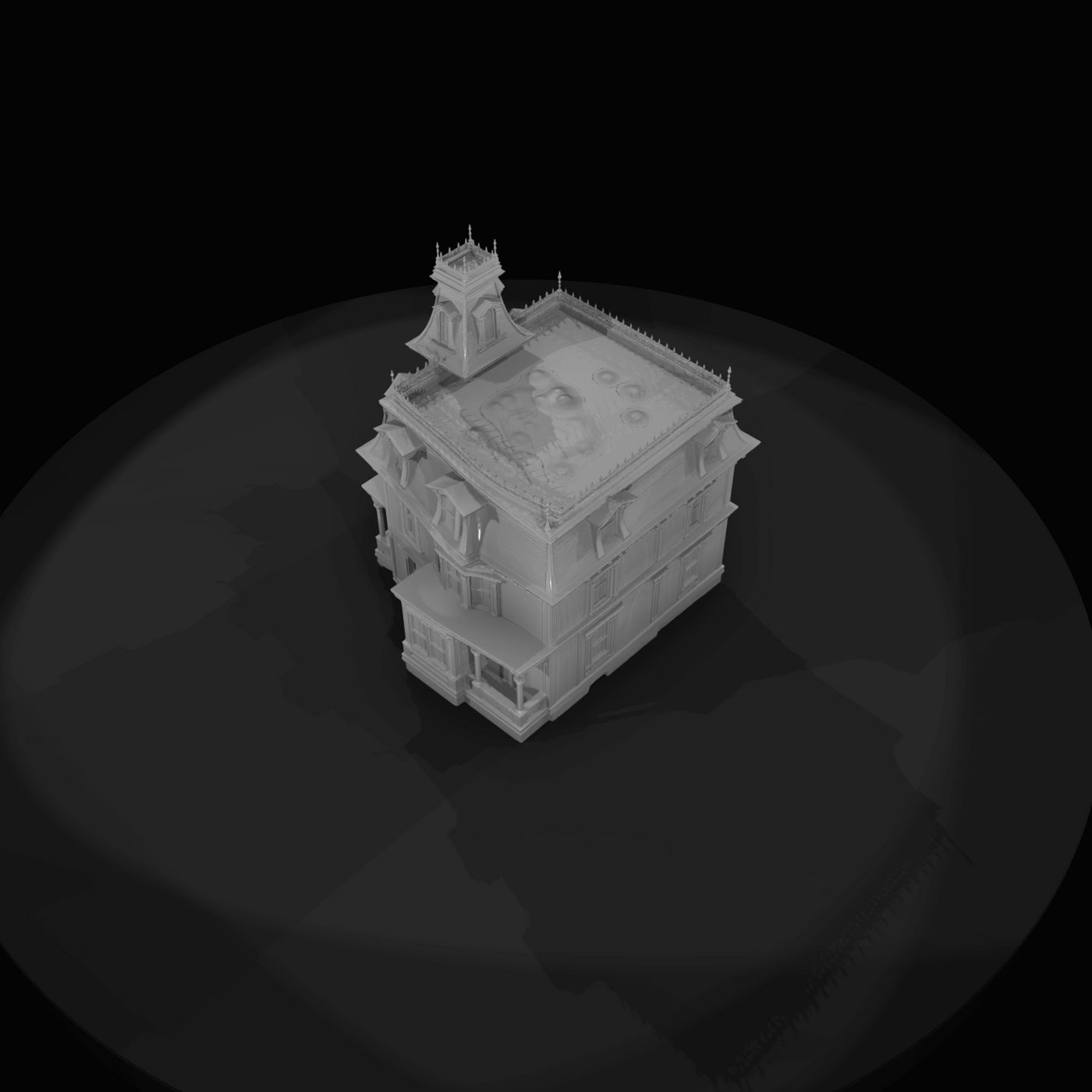 Painted Victorian Homes From - 1886 (estimated)