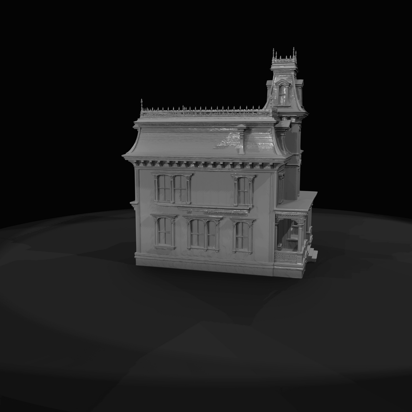 Painted Victorian Homes From - 1886 (estimated)