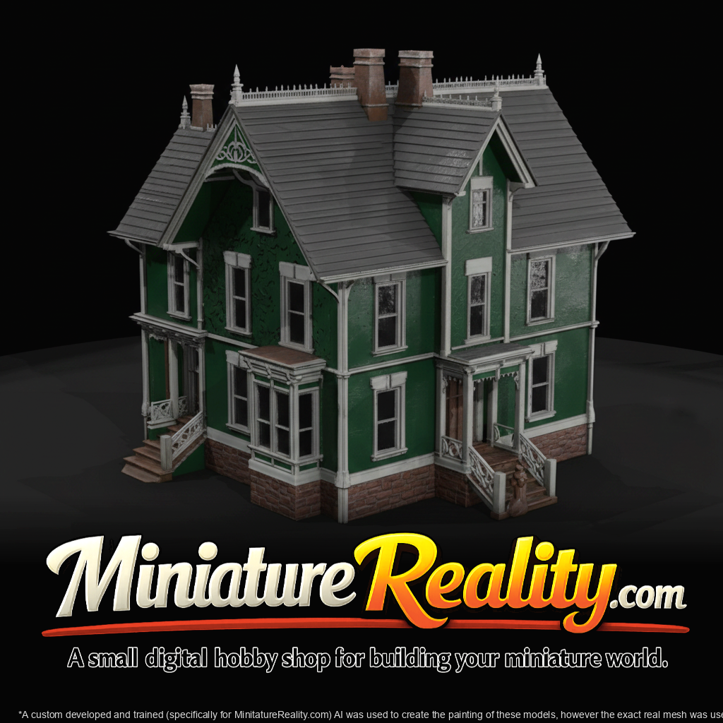 Painted Victorian Homes From - 1886 (estimated)