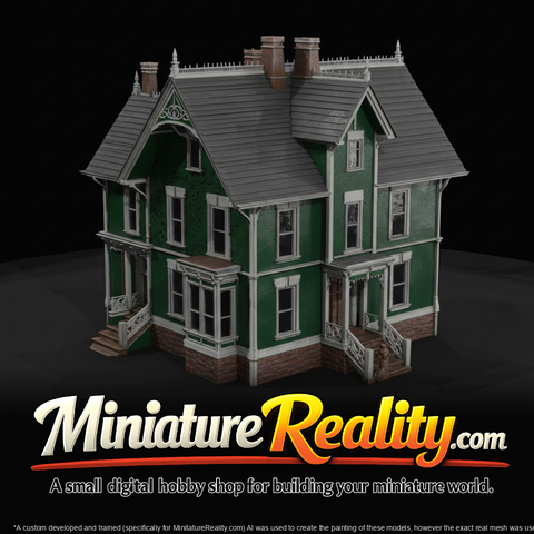 Painted Victorian Homes From - 1886 (estimated)