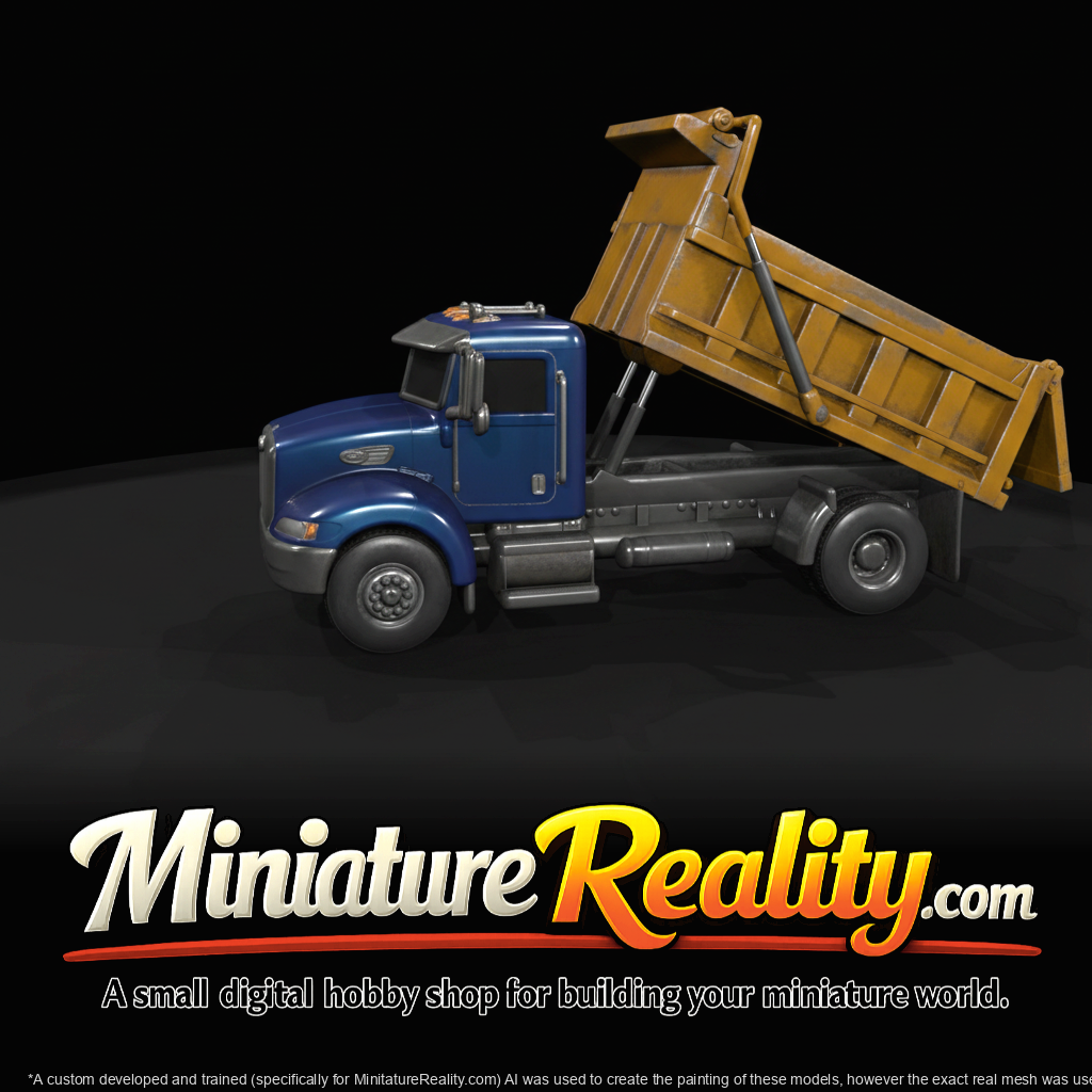 Peterbilt 340 Dump Truck 2009dumping v1