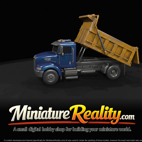 Peterbilt 340 Dump Truck 2009dumping v1