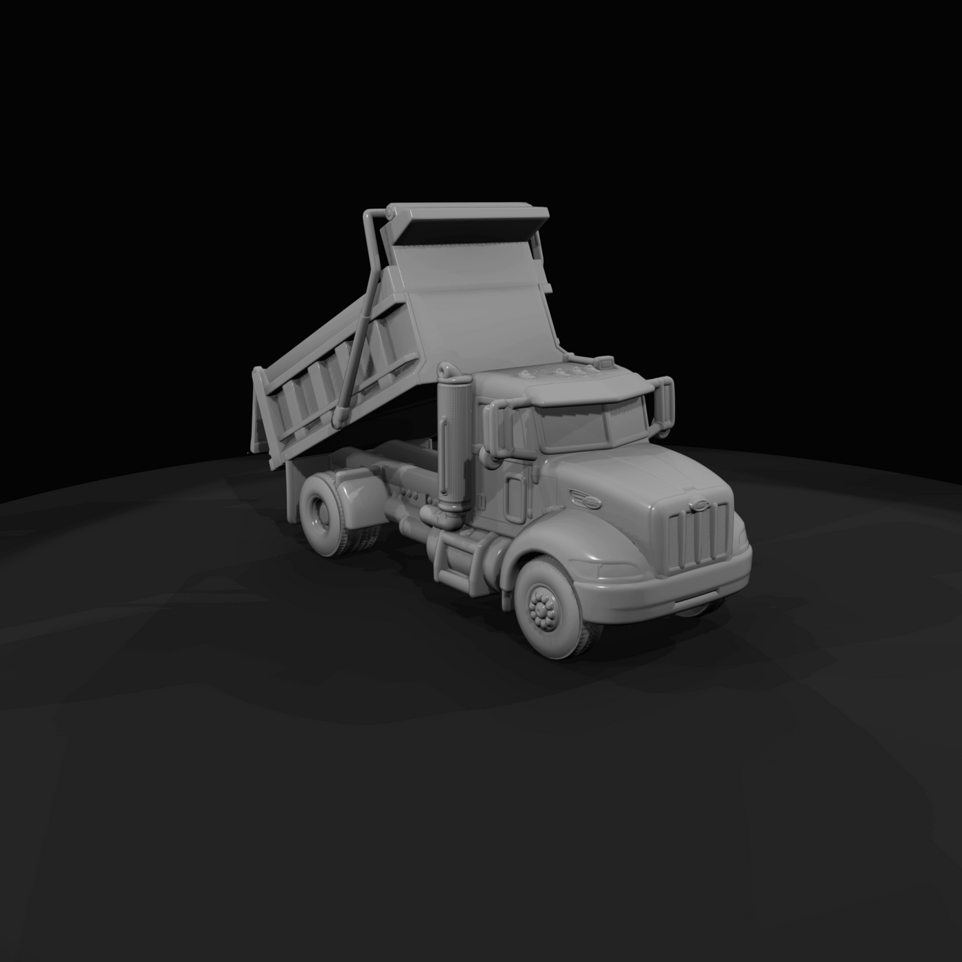 Peterbilt 340 Dump Truck 2009dumping v1