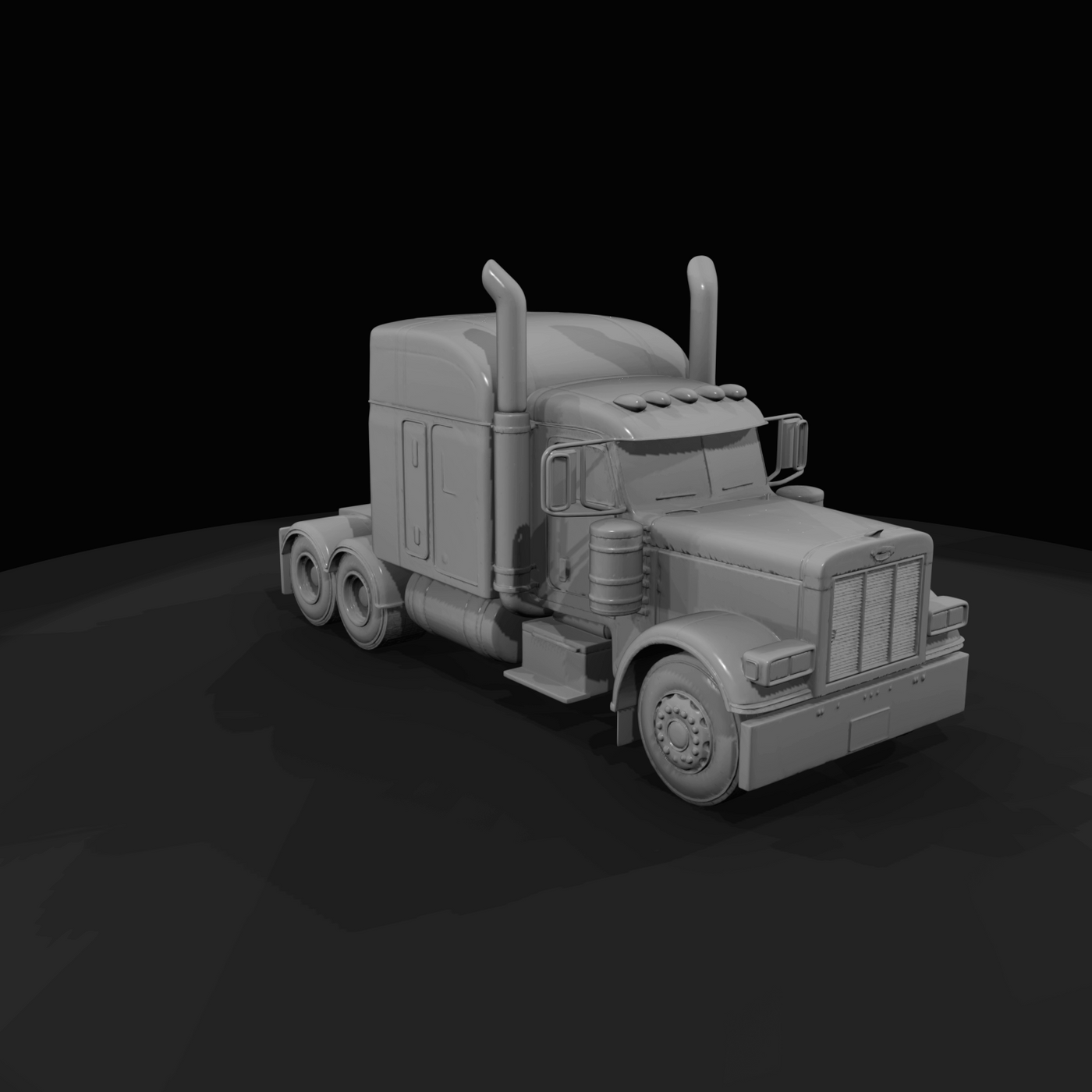 tractor-trailer tractor (semi truck)