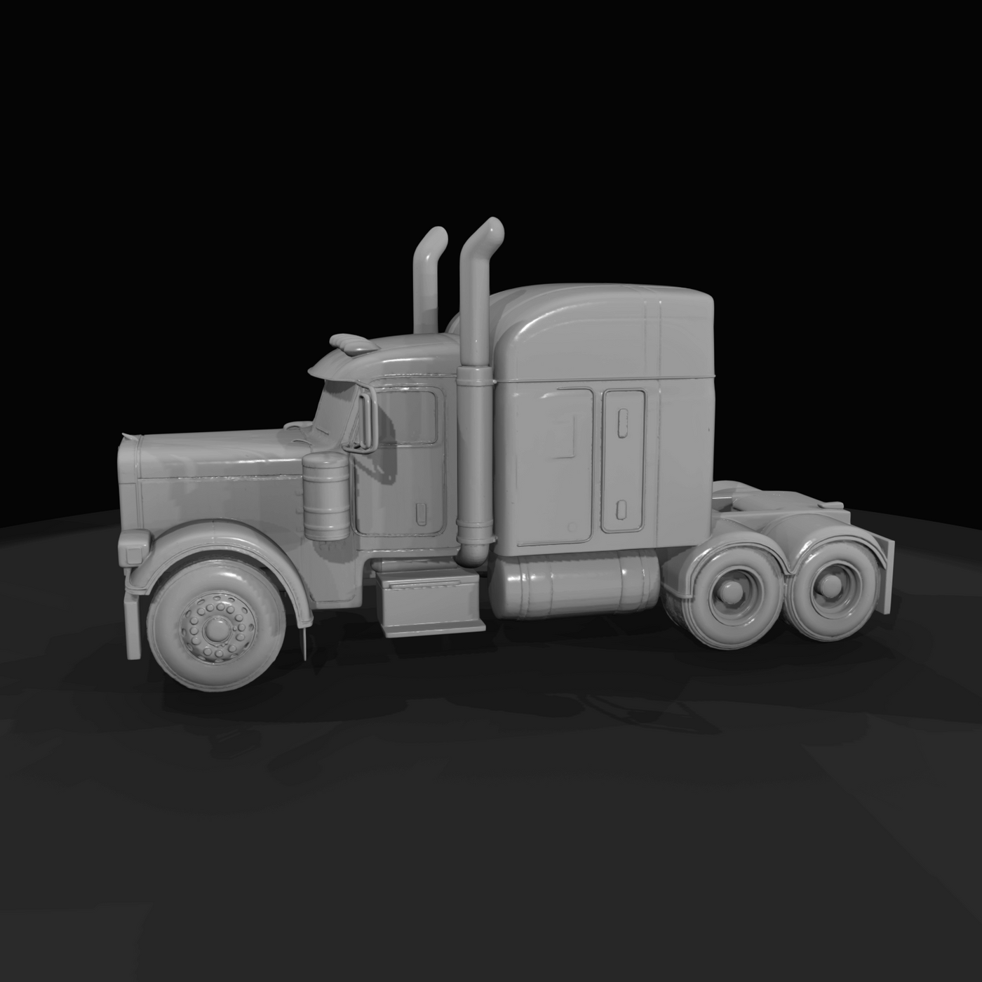 tractor-trailer tractor (semi truck)