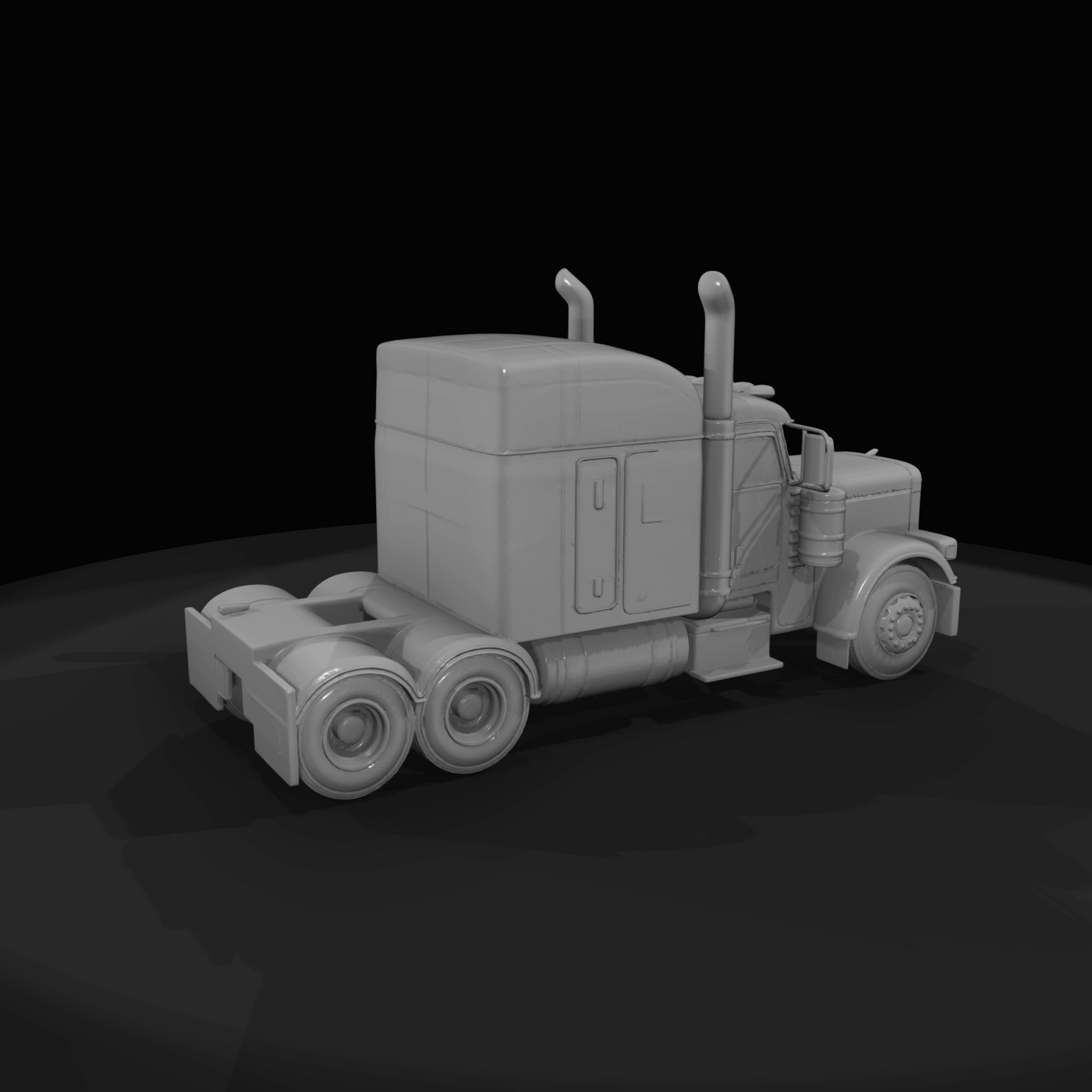 tractor-trailer tractor (semi truck)