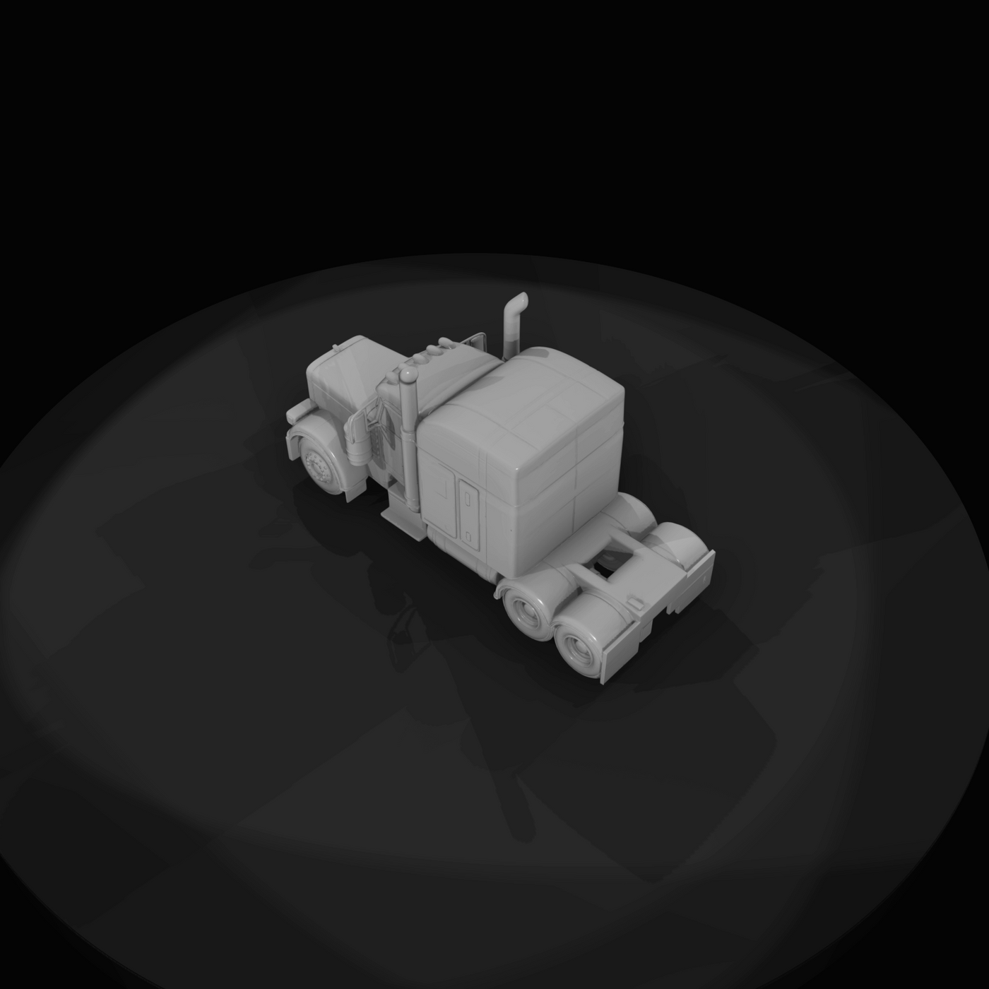 tractor-trailer tractor (semi truck)