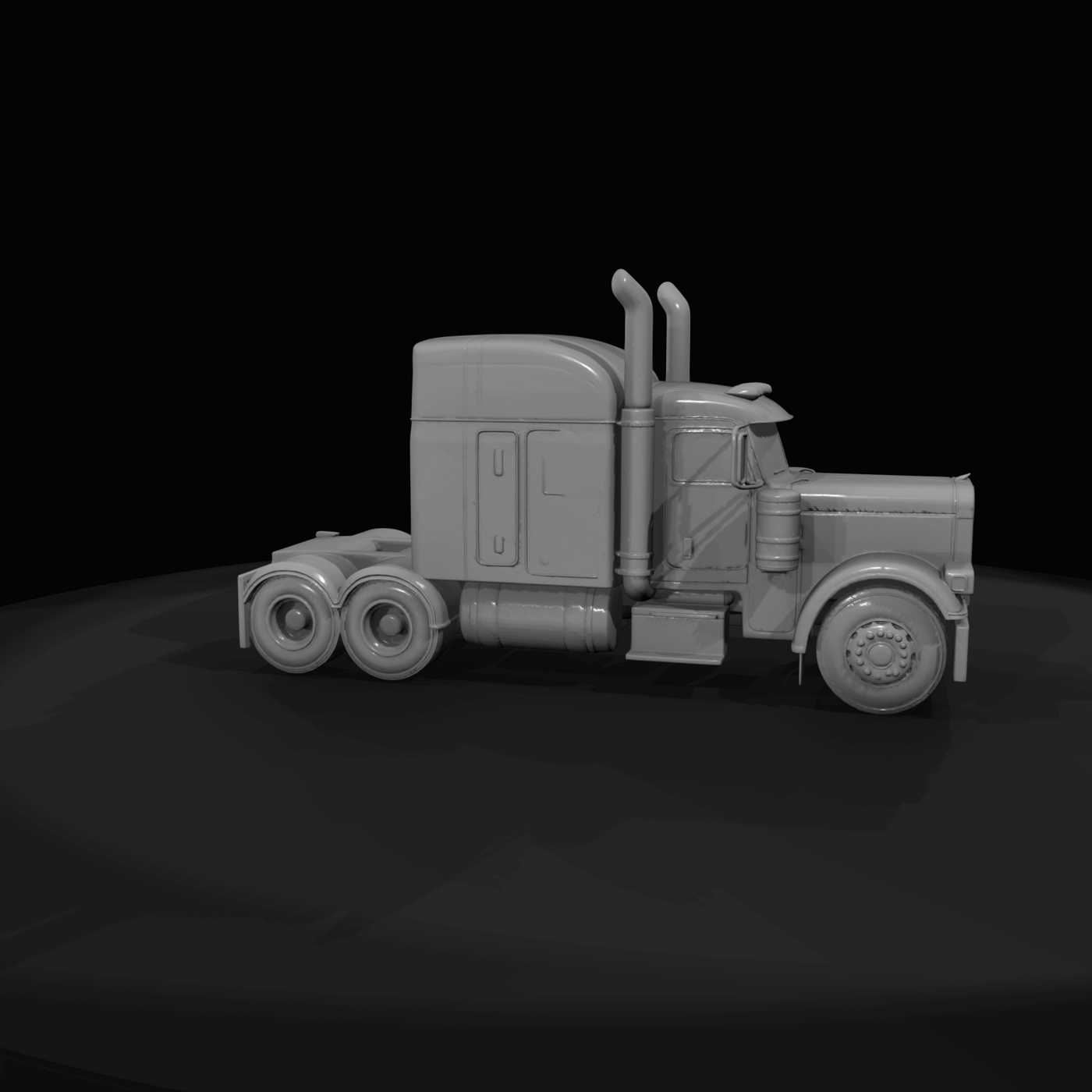 tractor-trailer tractor (semi truck)