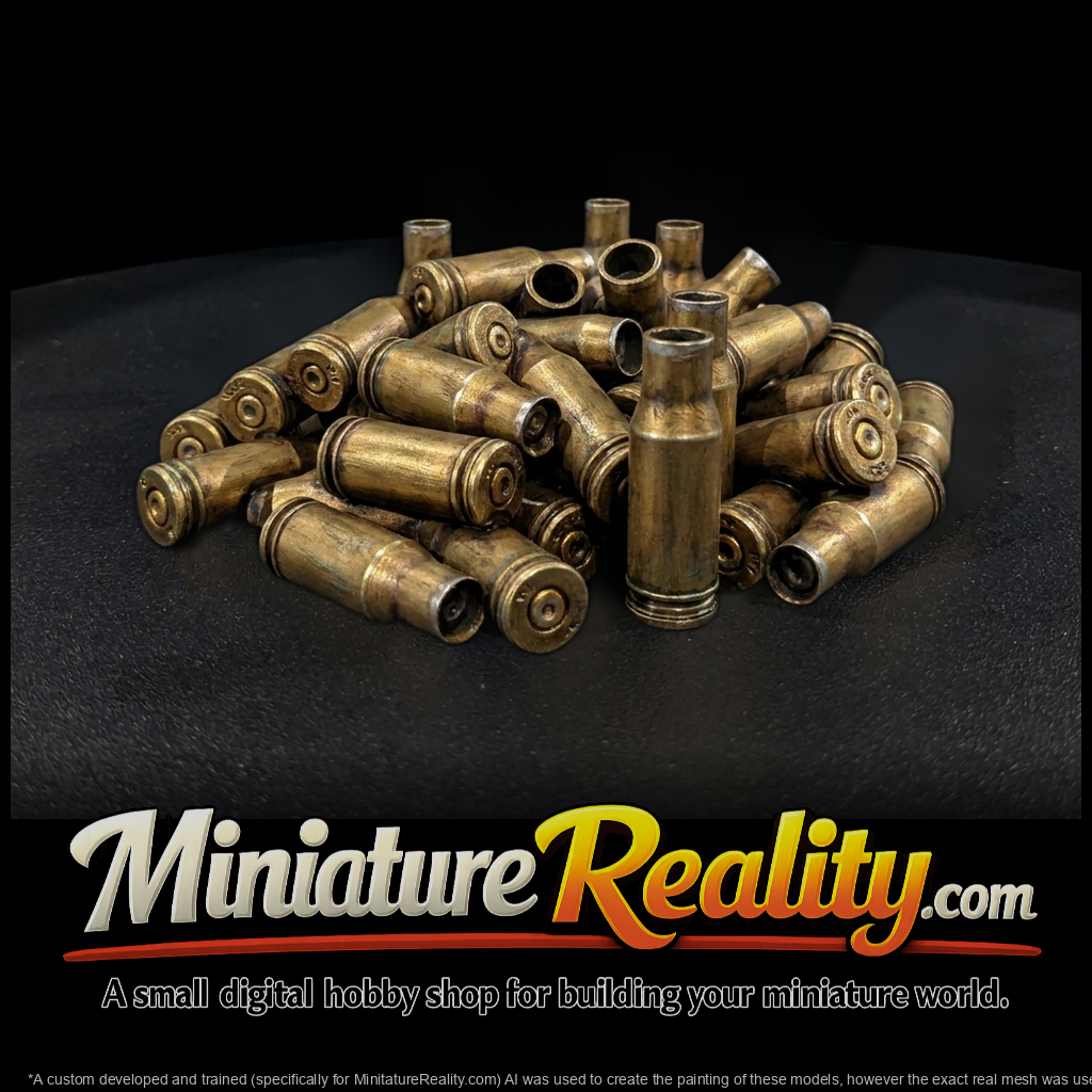Pile of Spent Bullet Casings - Scatter Prop