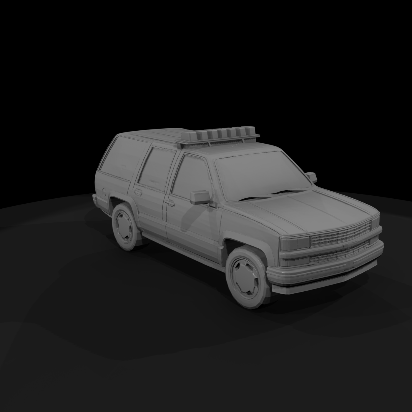 Police SUV — Emergency Vehicle for Dioramas